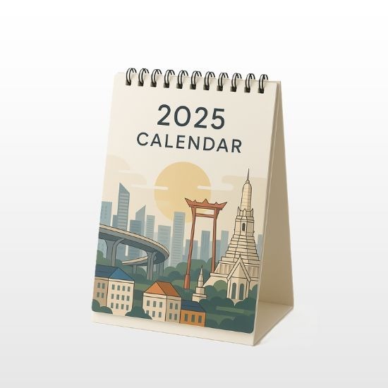 รับพิมพ์ปฏิทินตั้งโต๊ะ ปฏิทินแขวน ราคาถูก